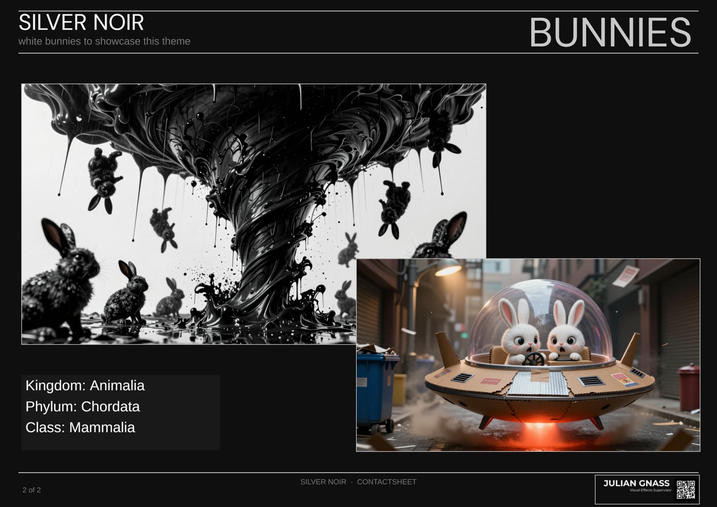 Silver Noir Bunnies — Silver Noir